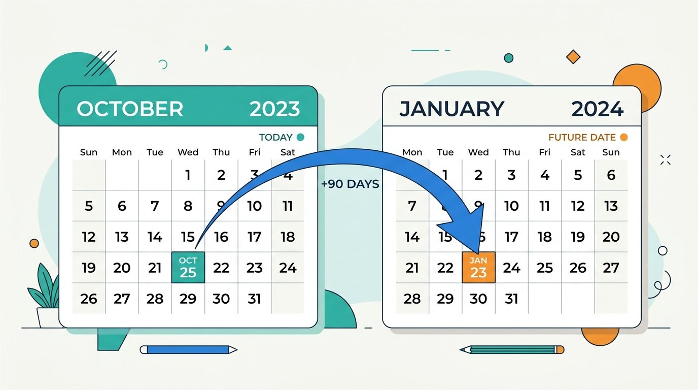 What Date Will It Be 90 Days From Today?