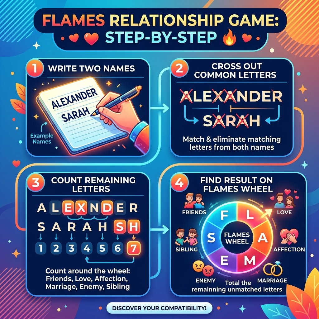 How to Play FLAMES Correctly (and What Each Letter Means)
